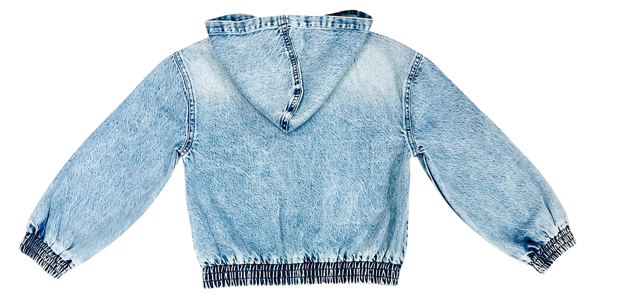 Blu & Blue Hoodie Jean Jacket