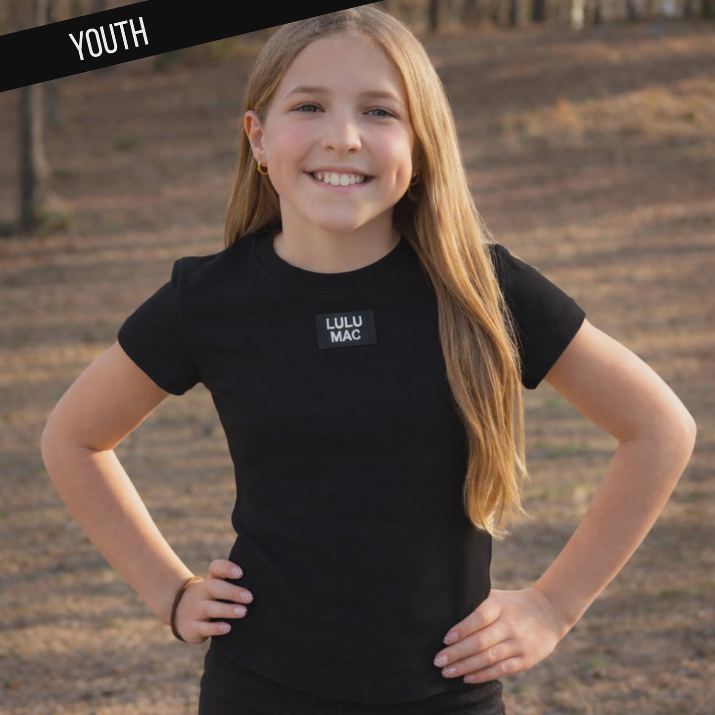Lulu Mac Youth Baby Doll Top - Black