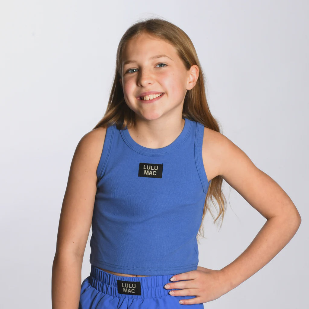 Lulu Mac Kids Solid Tank - Royal Blue
