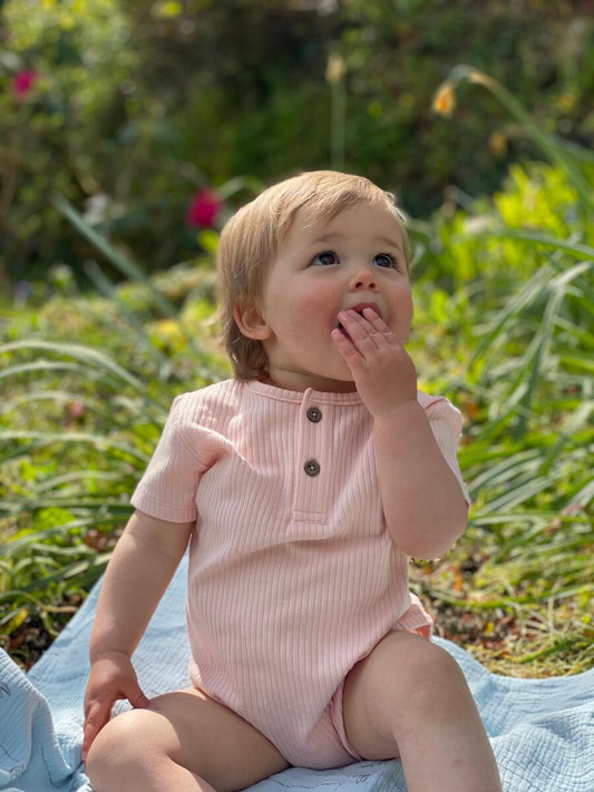 KYTTO JERSEY ONESIE PINK RIB