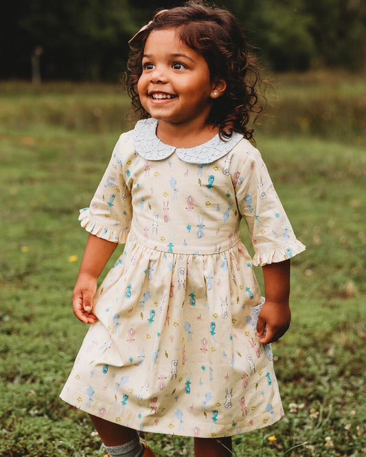Printed Poplin Easter Dress