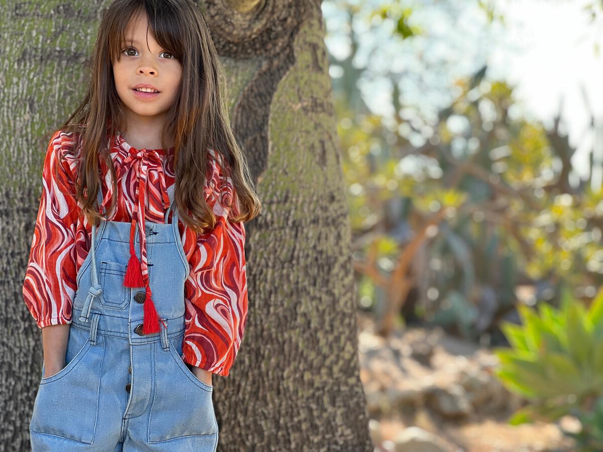 Zion Gypsy Blouse Red
