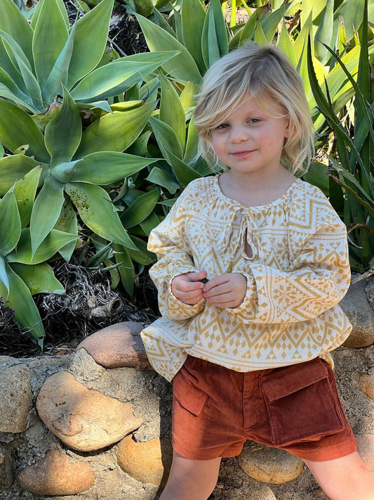 Zion Gypsy Blouse Aztec