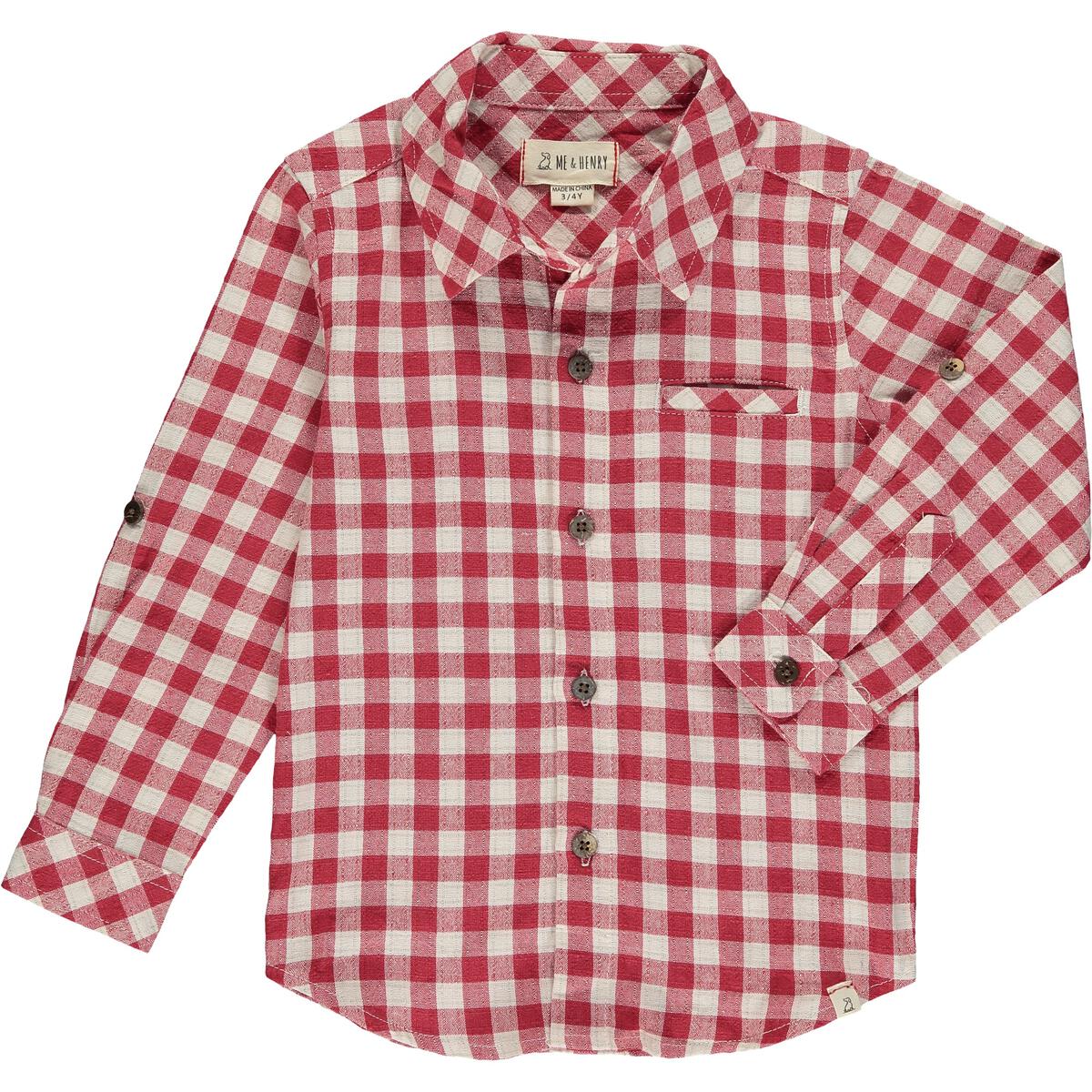 Atwood Woven Shirt Red/White Plaid