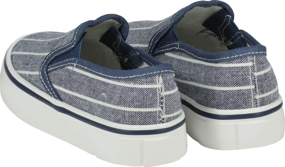 Denim Stripe Southampton Canvas Deck Shoes