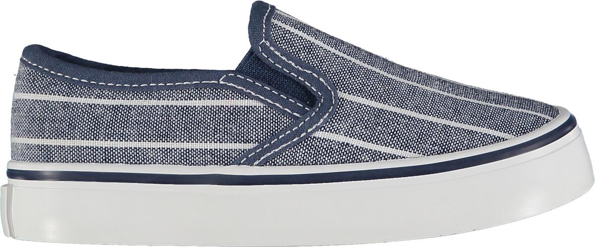 Denim Stripe Southampton Canvas Deck Shoes