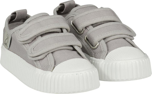 Grey Brewster Double Velcro Canvas Shoe