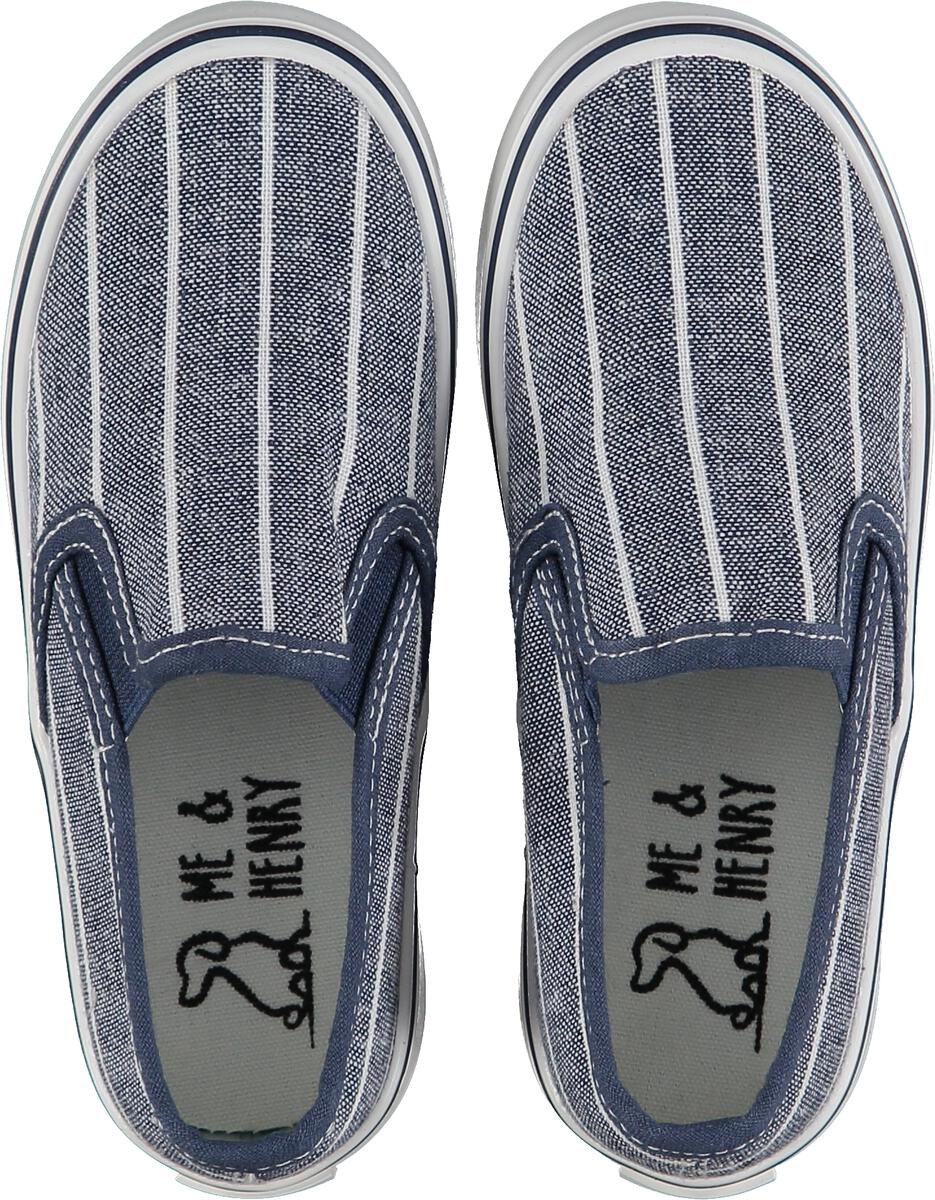 Denim Stripe Southampton Canvas Deck Shoes