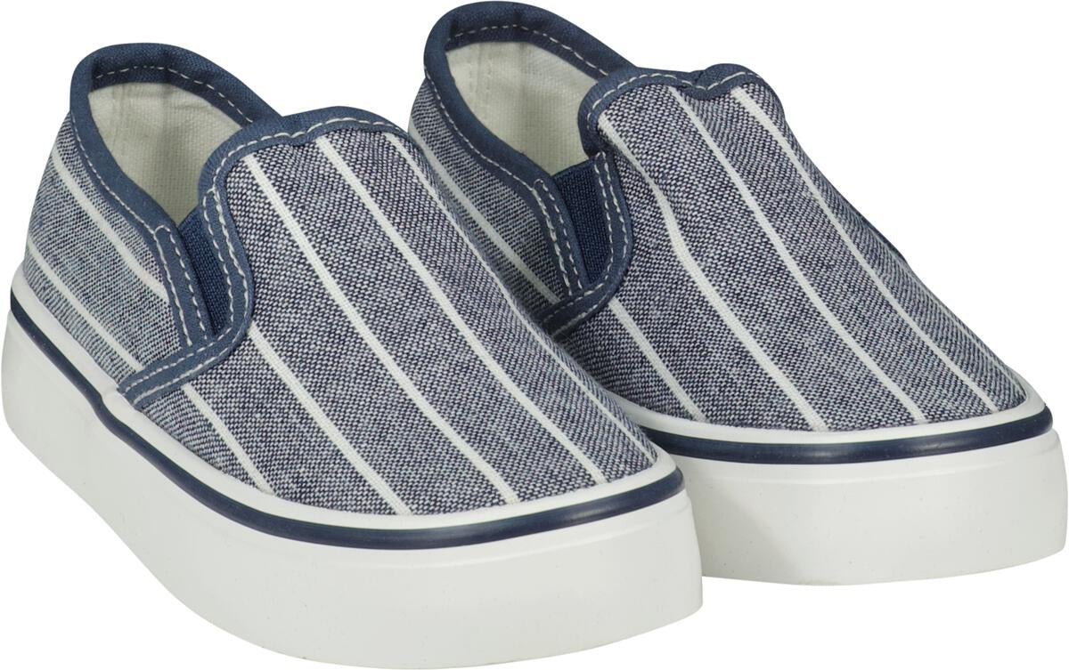 Denim Stripe Southampton Canvas Deck Shoes