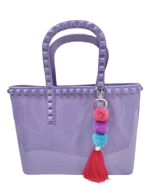 Large Jelly Tote Lavender