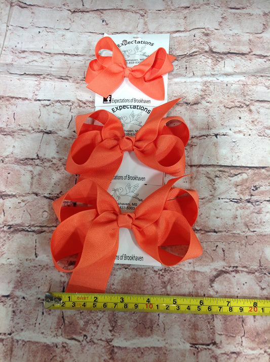 Living Coral Hairbow