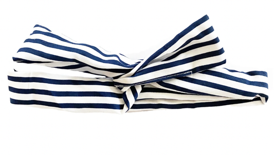 All Aboard Wire Tie-Navy