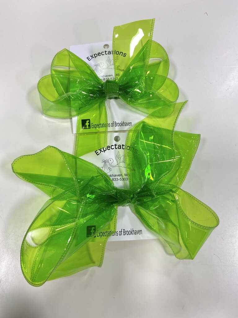 Green Jelly Bow