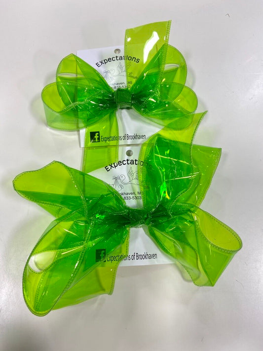 Green Jelly Bow