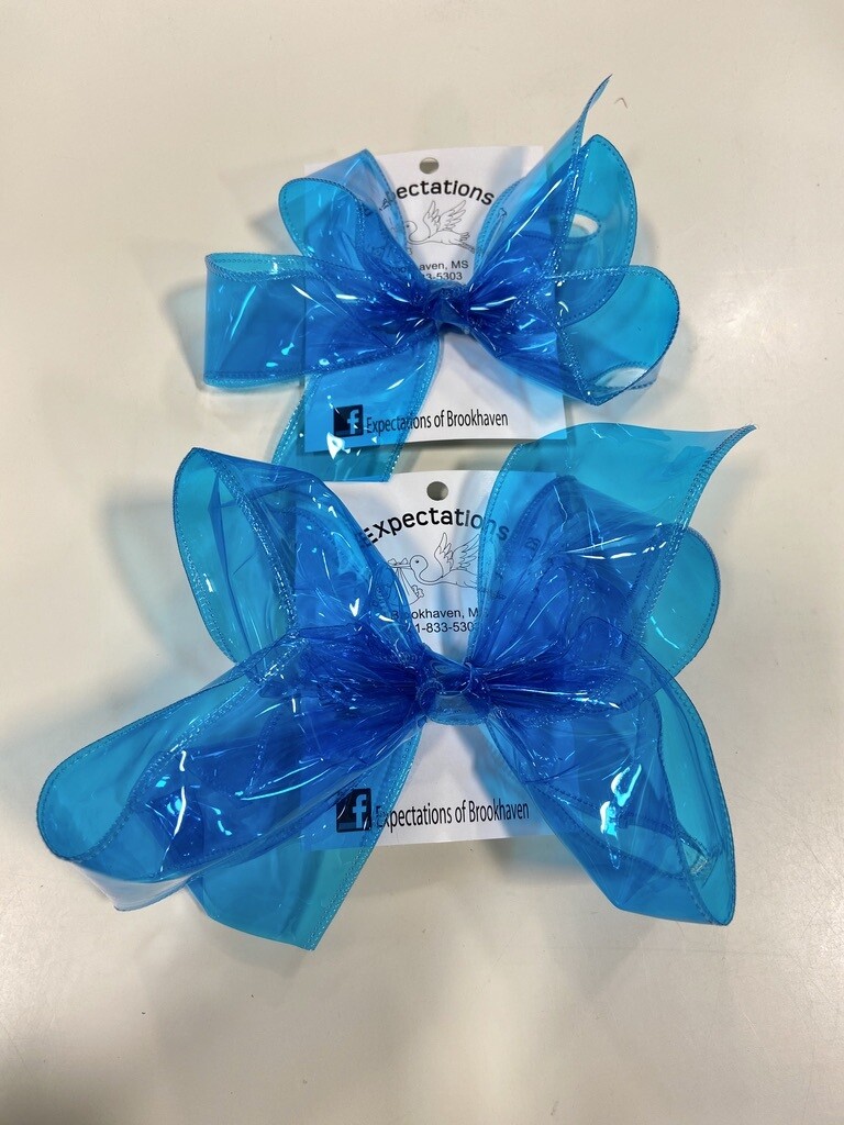 Turquoise Jelly Bow