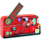 Silhouette The Fire Truck