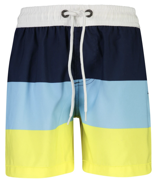 BLUE /YELLOW BLOCK STRIPE BOARDIES