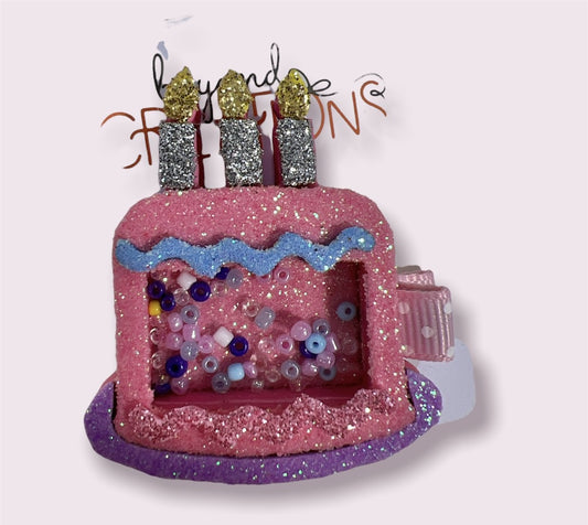 Cake Glitter Shaker Pinch Clip