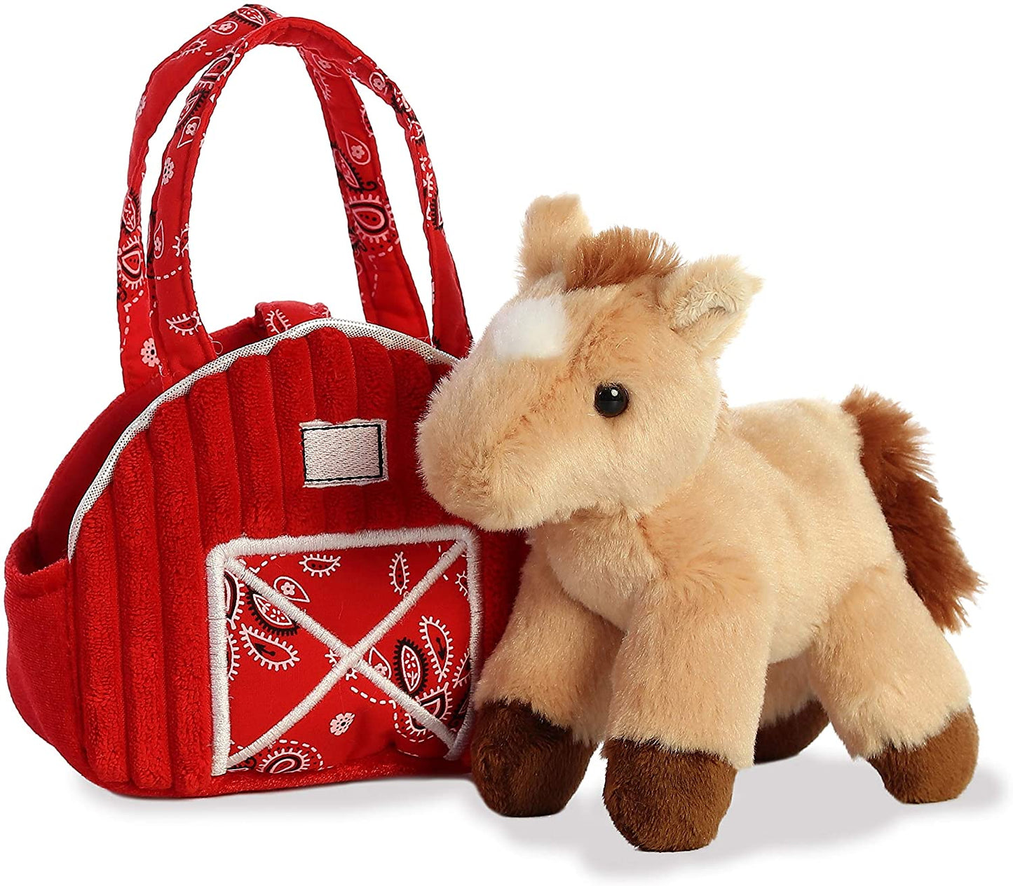RED BARN PURSE WITH HORSE