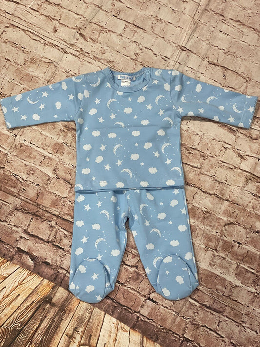 BAM Clouds Blue 2pc Set