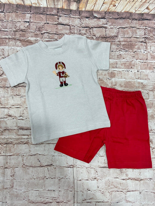 Touchdown Club Short Set Maroon