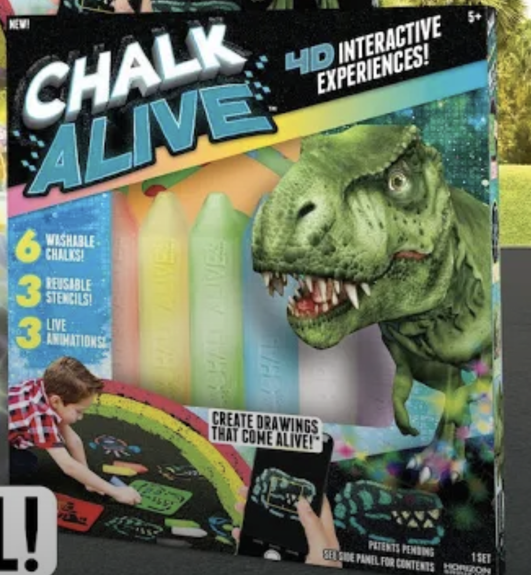 Dinosaur Chalk Alive