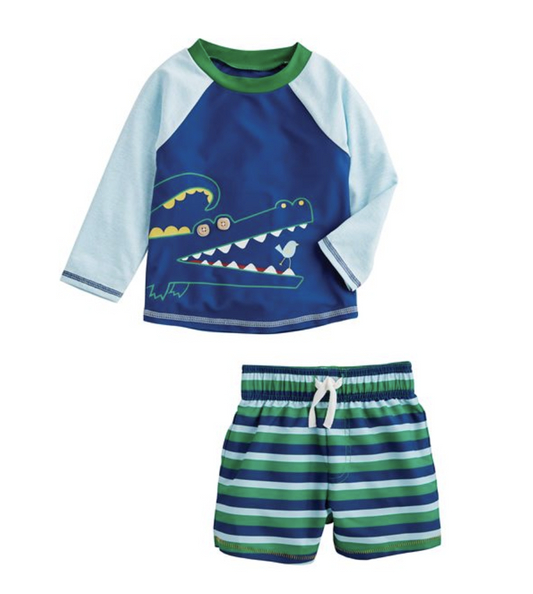 ALLIGATOR RASH GUARD SET