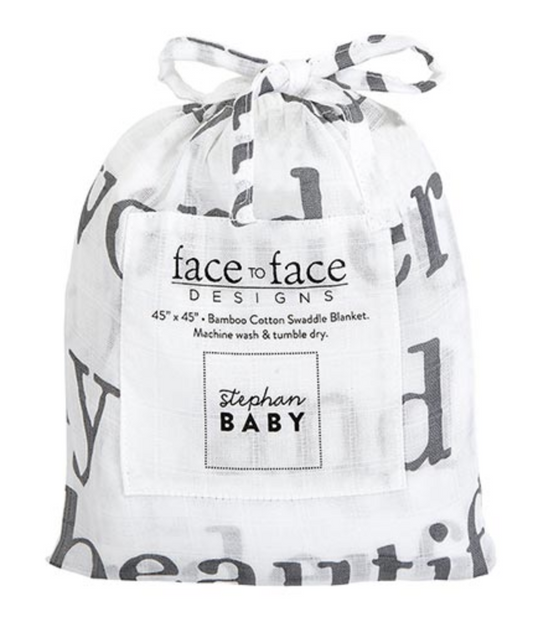 Face to Face Swaddle Blanket - Wonderfully Made