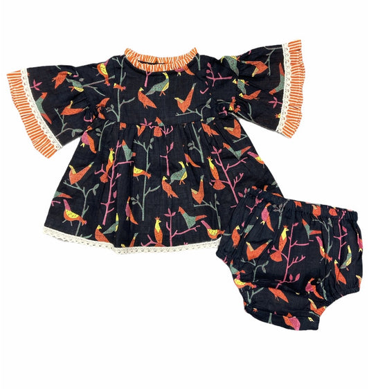 The Birdie Bloomer Set Black