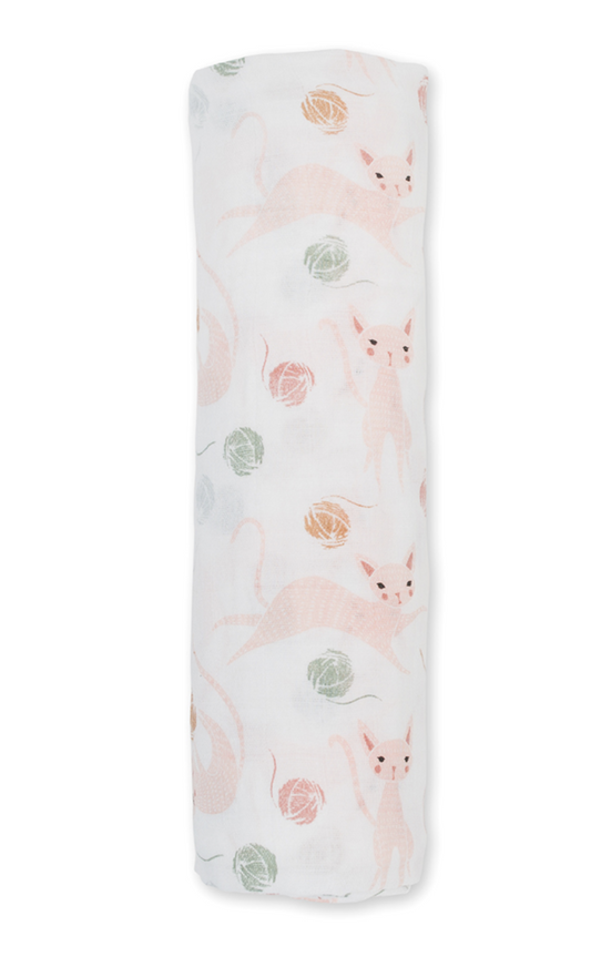 Kitty Cotton Blanket