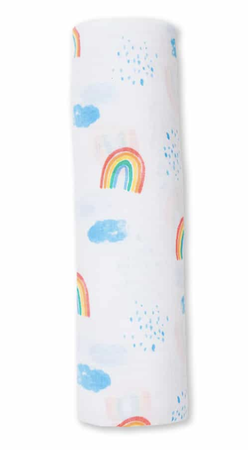 Rainbow Sky Cotton Blanket