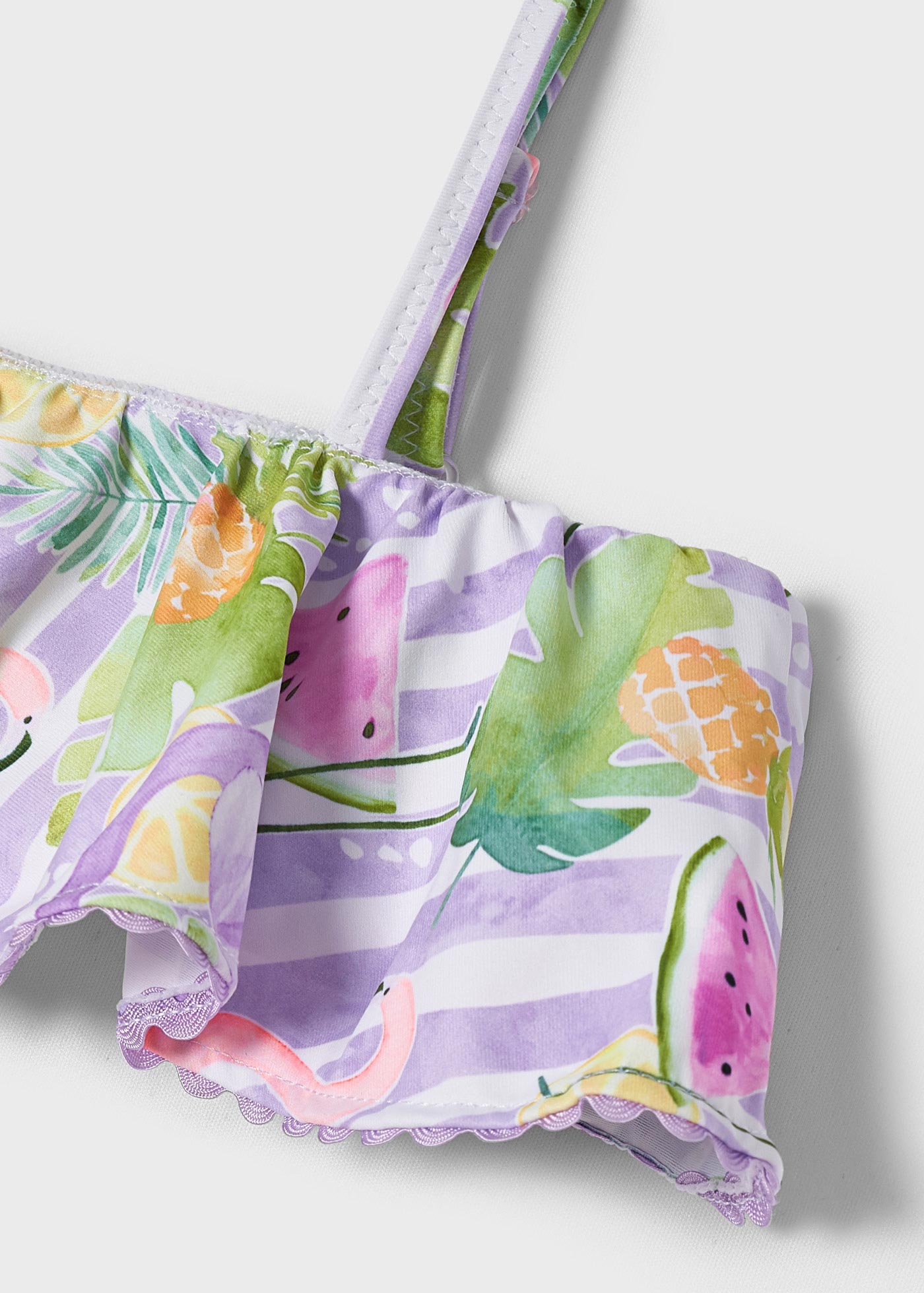 Fruity Flamingo Ruffle Bikini