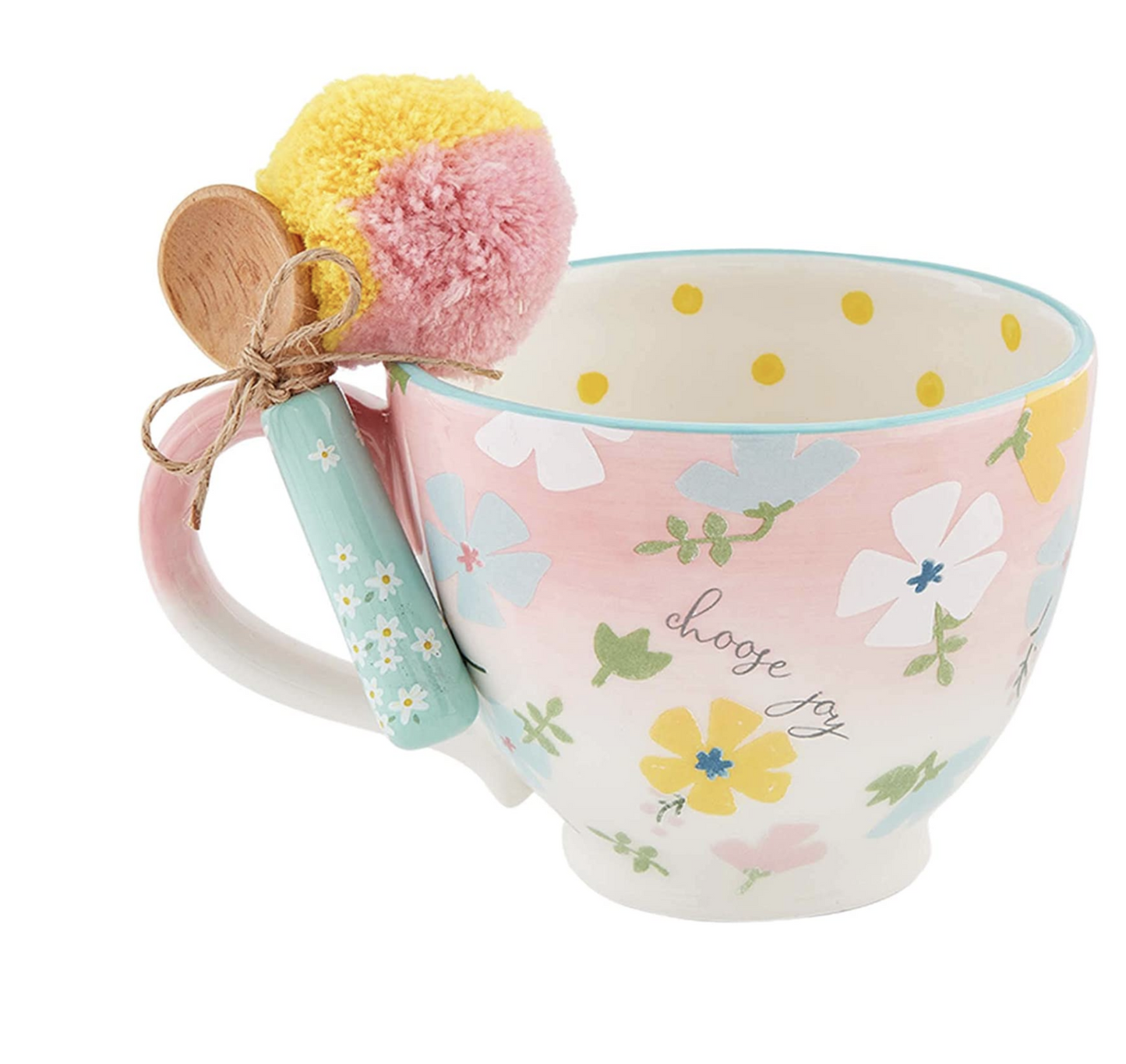 Joy Floral Mug Set