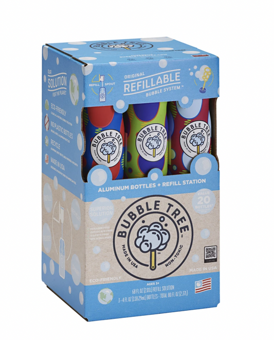 2 Liter/3 Bottles Refillable Bubble System