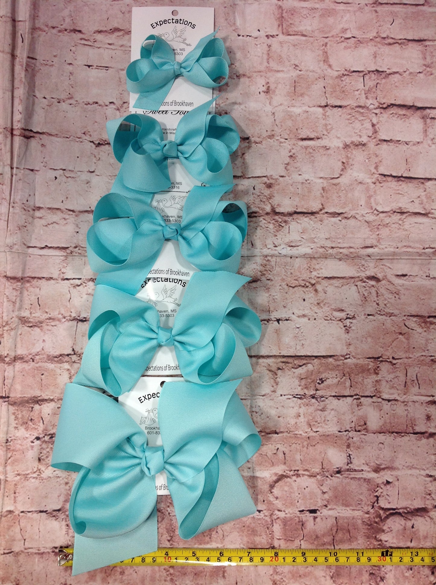 Aquamarine Hairbow