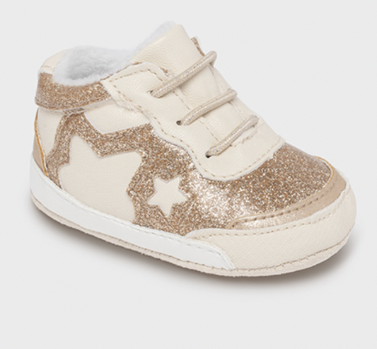 Gold Star Glitter Sneaker