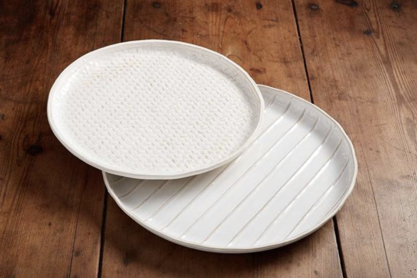 Nested Stoneware Platters