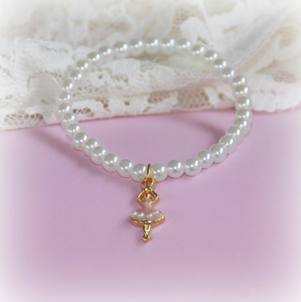 Ballerina Bracelet w/ Pearls