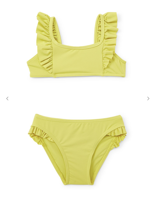 Yellow Ruffled Bikini
