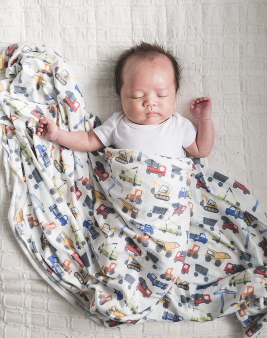 DIESEL KNIT SWADDLE BLANKET