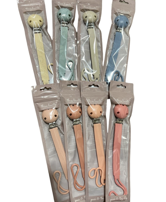 Alyssa Silicone Pacifier Clip