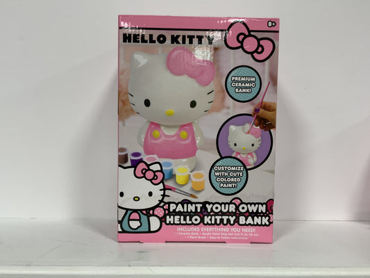 HELLO KITTY PAINT-OWL BANK KIT