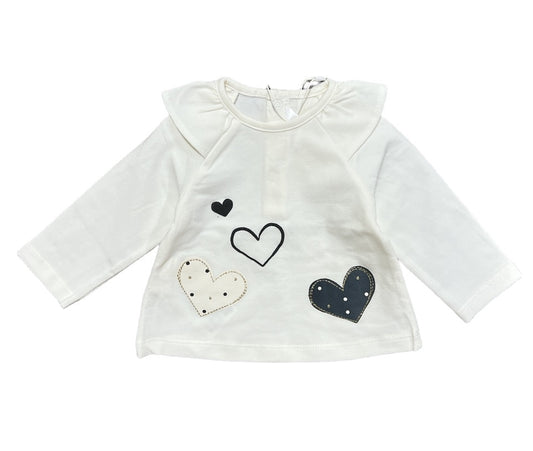 Long Sleeve Hearts Tee