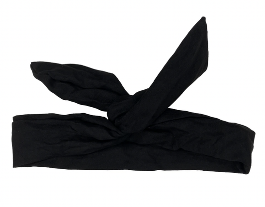 Black Suede Wire Tie