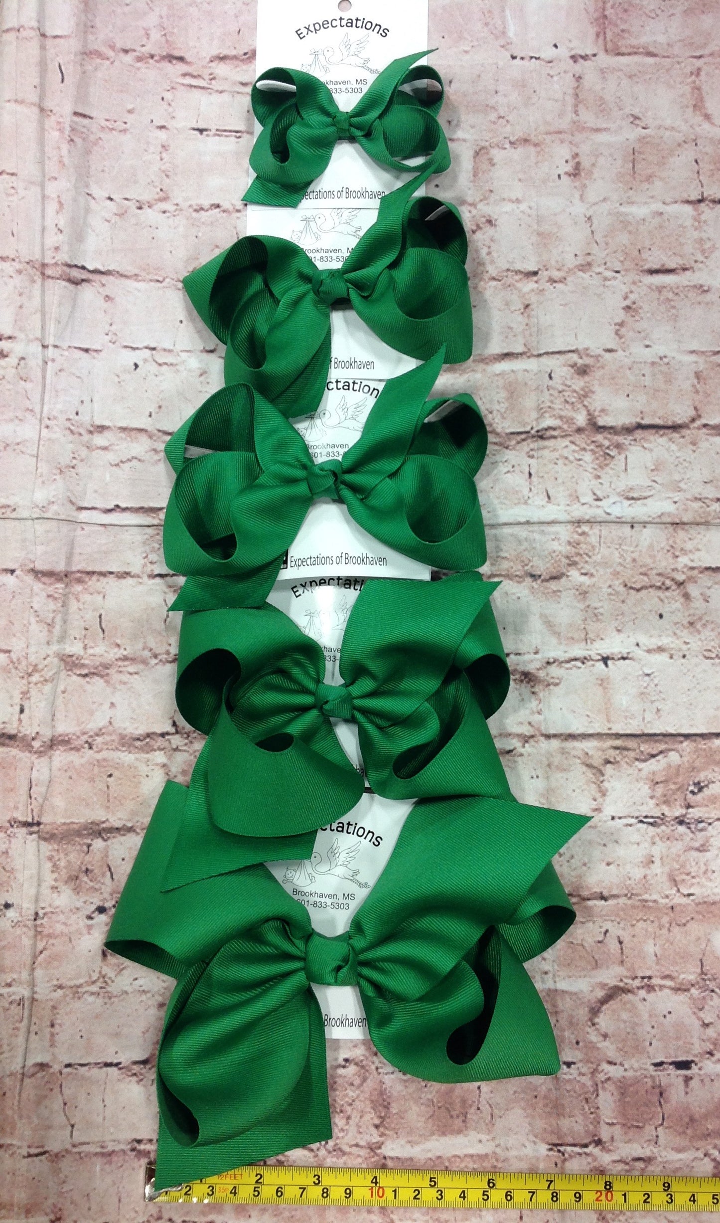 Emerald Green Hairbow