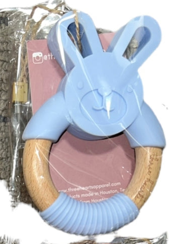 Silicone Bunny Ear Teether