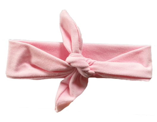 Blush Solid Knotted Headband