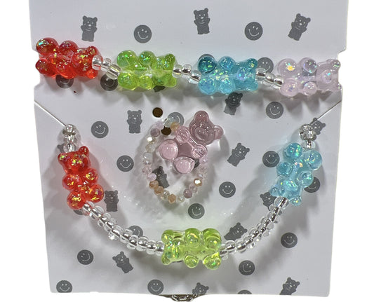 Gummi Bear 3pc Jewelry Set