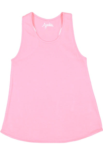 Tank Top W/ Racer Back In Light Pink