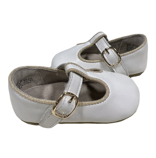 Evie T-Bar Crib Mary Jane White